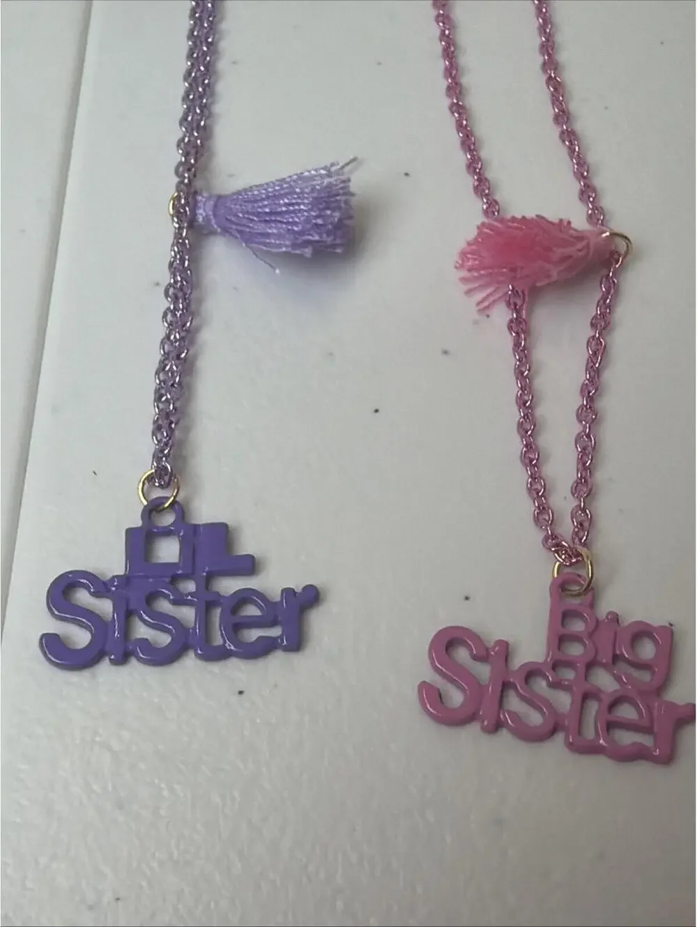 Big Sister Little Sister Necklace Set